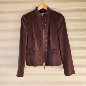 Akris Punto wool and Angora brown jacket